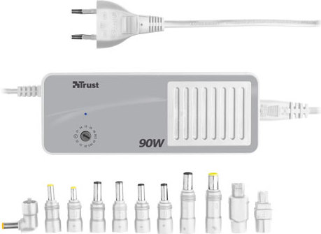 Адаптер питания для ноутбука Trust 90W Notebook Power Adapter White