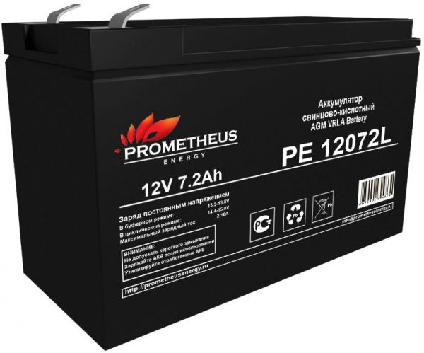 Аккумулятор для ИБП Prometheus Energy PE 12072L 12 В 7,2 Ач