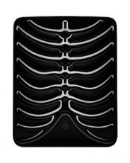 Чехол для сотового телефона SwitchEasy RibCage для iPad/iPad2,3 (SW-RCP-BK) Black