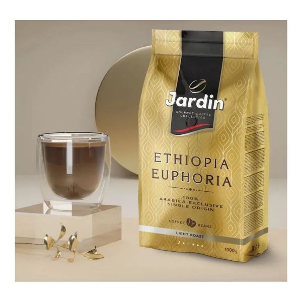 Кофе зерновой Jardin Ethiopia Euphoria обжарка легкая 1 шт 1 кг [1346-06]