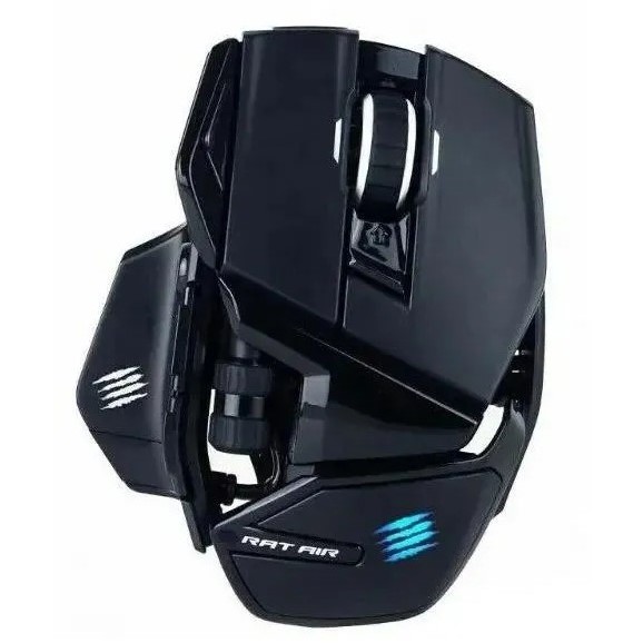 Мышь Mad CATZ R.A.T. AIR оптическая, беспроводная, USB 3.0, черный [mr04dhambl000-0]