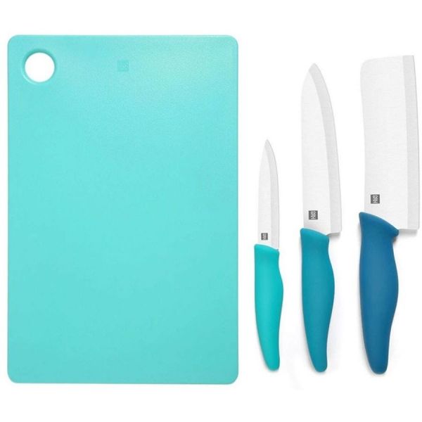 Набор кухонных ножей Xiaomi HuoHou Ceramic Knives & Cutting board Set