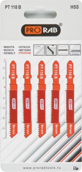 Пилка для электролобзика Prorab PT118B