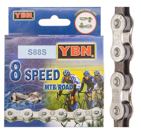 Цепь велосипедная YBN S88 110 звеньев