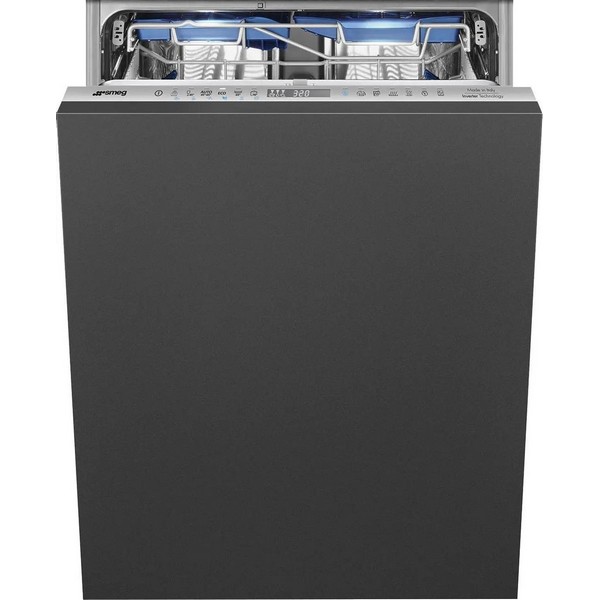 Встраиваемая посудомоечная машина Smeg STL324AQLL полноразмерная, серый