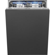 Встраиваемая посудомоечная машина Smeg STL324AQLL полноразмерная, серый