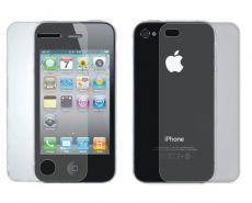 Защитная пленка для мобильного телефона LuxCase для Apple iPhone 4/4S Front and Back Суперпрозрачная
